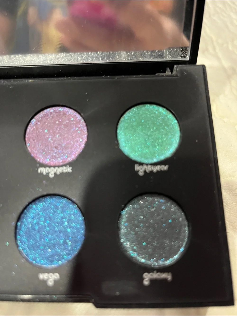 Urban Decay lightly swatched
